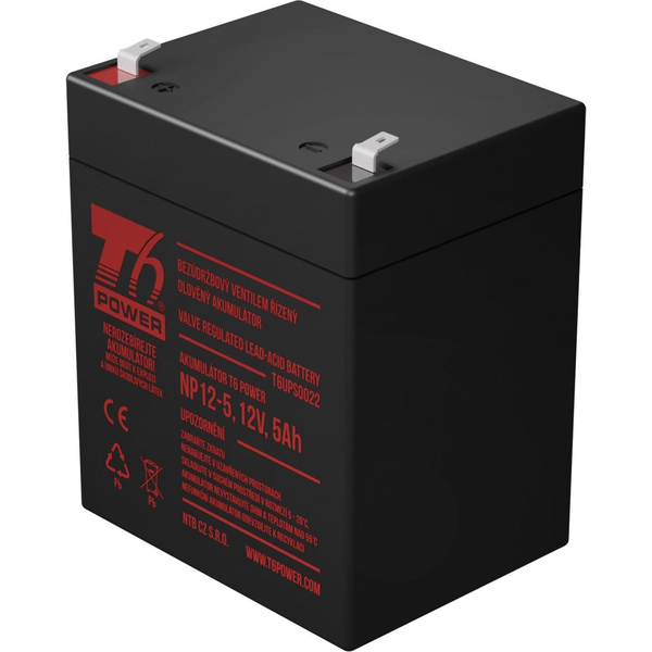 Battery set T6 Power for Eaton PW 5110 500VA, VRLA, 12 V