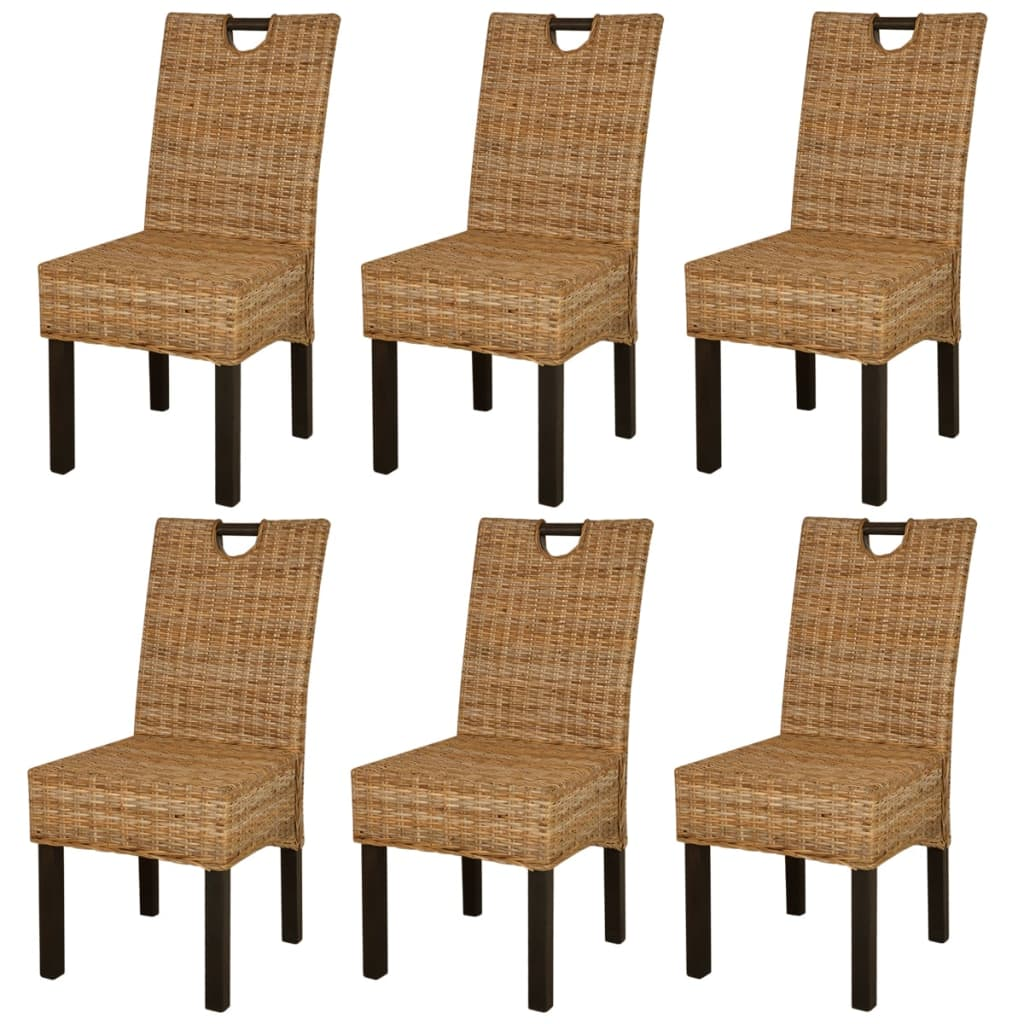 6 db Kubu rattan mangófa étkezőszék (274361)