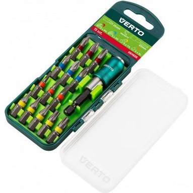 VERTO 66H606 Csavarhúzó Bitkészlet, 16db (T 66H606)