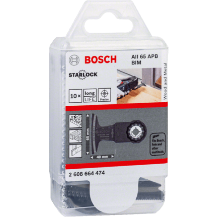 Bosch AII 65 APB Wood + Metal fűrészlap készlet (10 db / csomag) (2608664474)