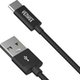 Yenkee USB A 2.0 / USB C szinkronizáló és töltőkábel 1m fekete  (YCU 301 BK)