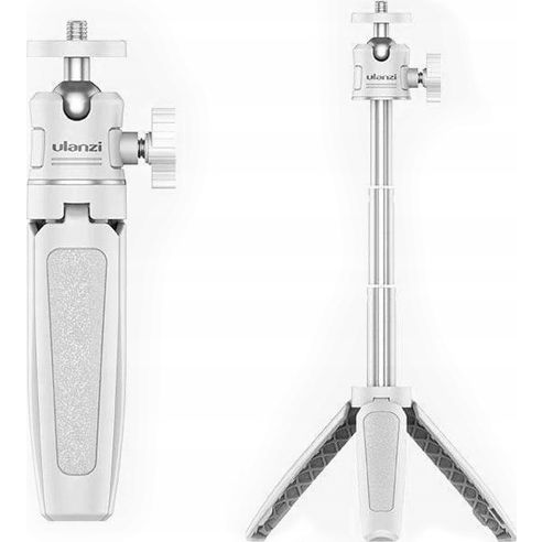 Ulanzi MT-08 Teleszkópos Mini állvány (Tripod) + Gömbfej - Fehér (SB5747)