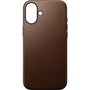 Nomad Modern Leather Case Brown iPhone 16 Plus tok