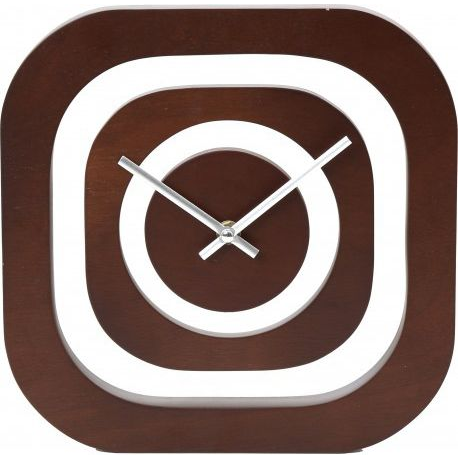 Platinet PZS fali vagy asztali óra Kvarcóra Négyszögletes Fa