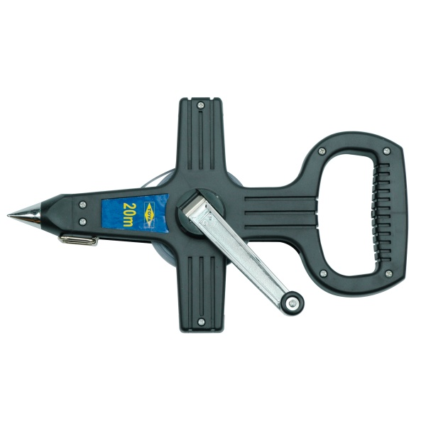 VOREL Mérőszalag, acél, 30 m, visszacsévélő karral (13300)