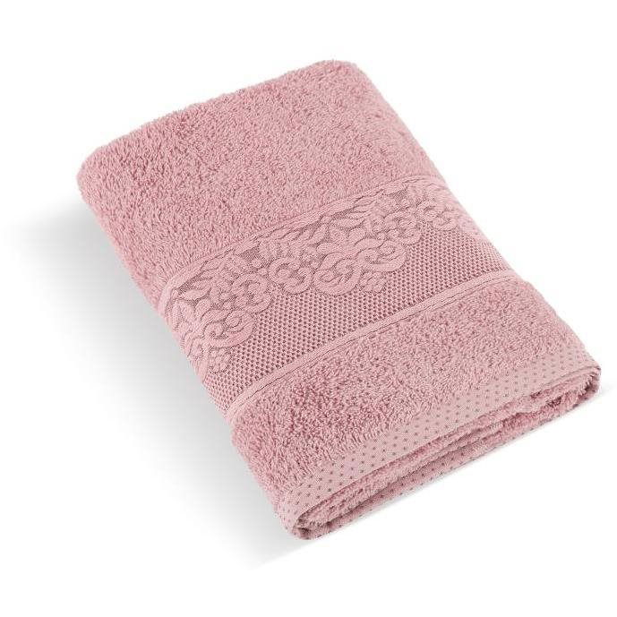 Bellatex s.r.o. frottír törölköző - Orchidea, 500g, 77/013, vintage rózsaszín, 70 × 140 cm (8001)