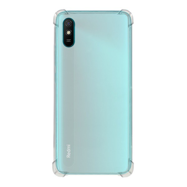 Szilikon telefonvédő (közepesen ütésálló, légpárnás sarok) ÁTLÁTSZÓ [Xiaomi Redmi 9A (Redmi 9 AT)] (5996591002309)