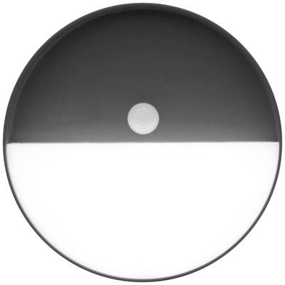 ECO-Light MEG + PIR (9490-R-PIR GR) LED-es fali lámpa mozgásjelzővel Fixen beépített LED-es 5 W LED Antracit (9490-R-PIR GR)