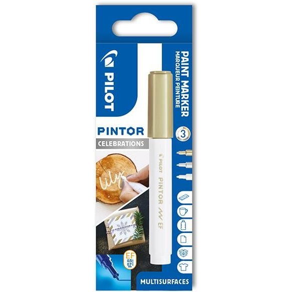 Pilot Pintor Akril marker, Extra Fine, 3 db-os szett, Celebrations (3131910537526)