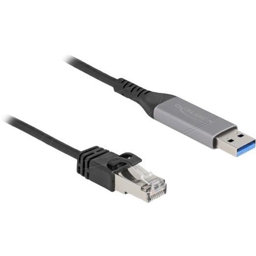 Delock USB LAN kábel USB A-típusú RJ45 Gigabites Ethernet, 2 m (60756)