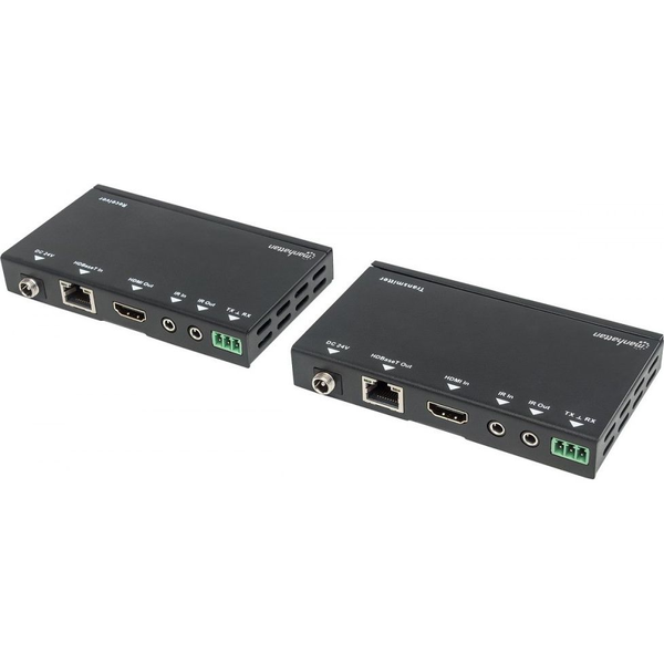 Manhattan 207638 extensor audio/video Transmisor y receptor de señales AV Negro