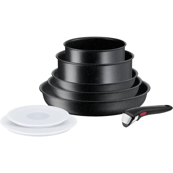 Tefal L3998802 Ingenio Black Stone edénykészlet 8 részes