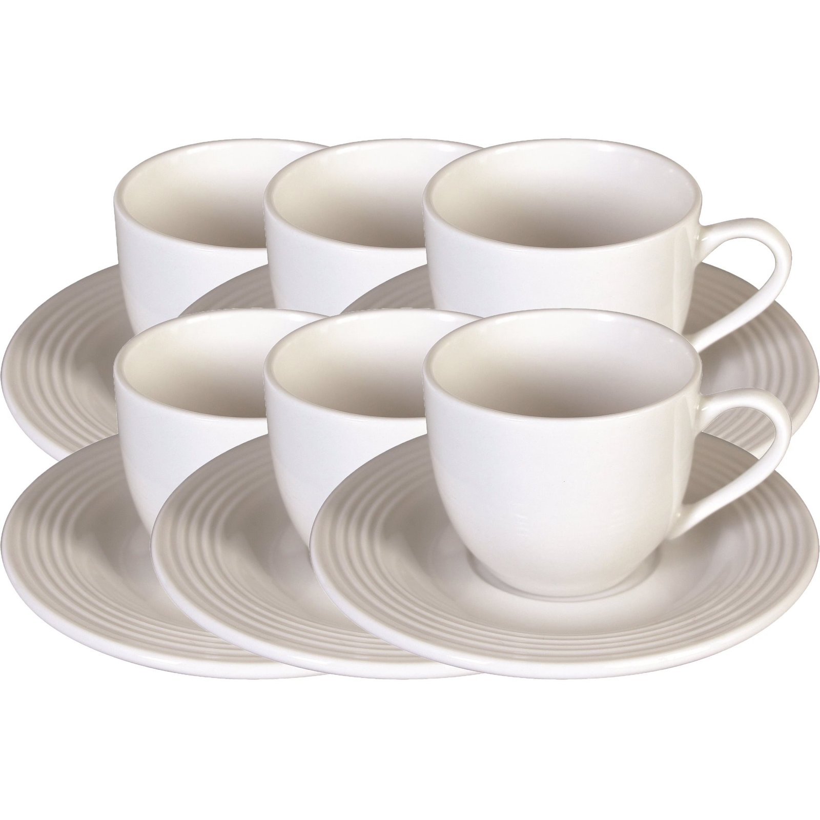 Tognana CIRCLES kávéscsészekészlet csészealjjal, 6 db, 100ml (PS085012145)