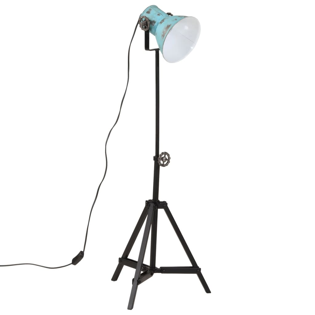 kopott kék állólámpa 25 W 35x35x65/95 cm E27 (371874)