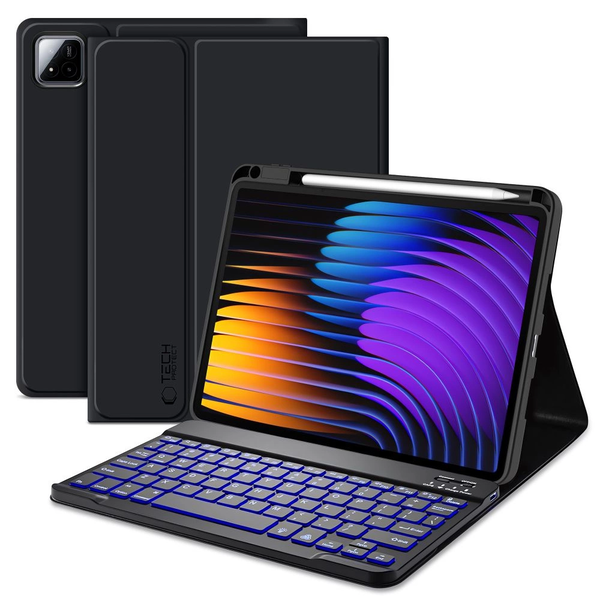 Puzdro s klávesnicou Tech-Protect pre Xiaomi Pad 7/7 Pro čierne