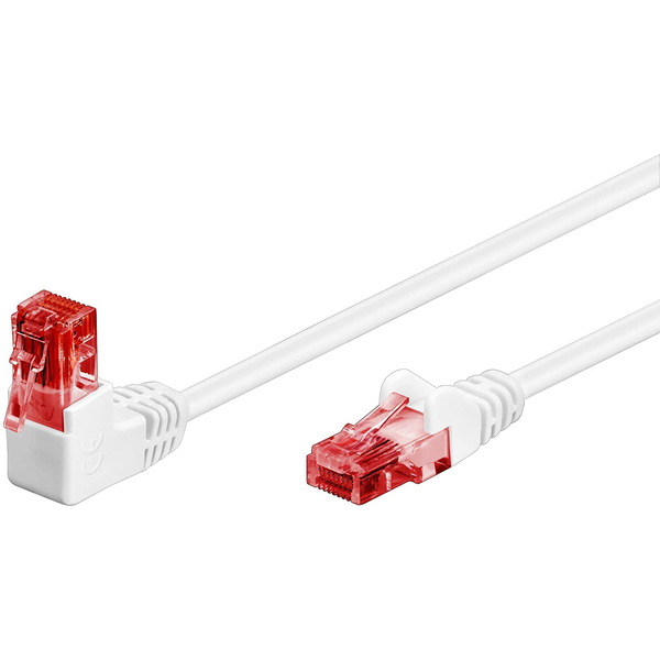 Goobay U/UTP мрежов кабел, CAT6, 2 м, бял
