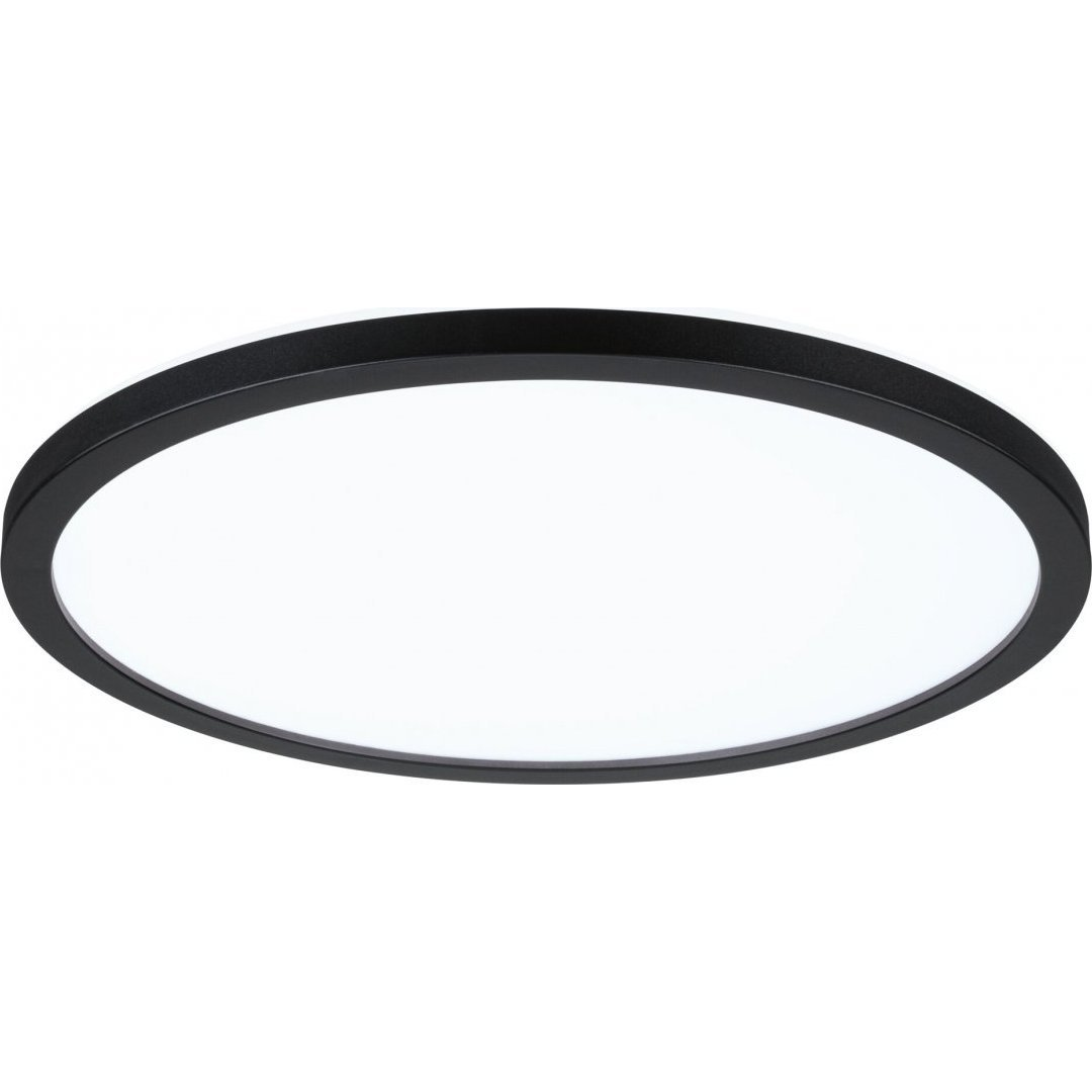 Paulmann 71012 LED Panel Atria Shine mennyezeti lámpa, fekete, 4000K természetes fehér, 1.600 lm, IP20 (PL71012)