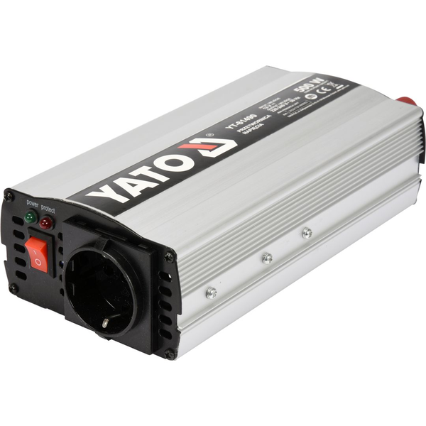 YATO Feszültségátalakító Inverter 12V-230V  500 W