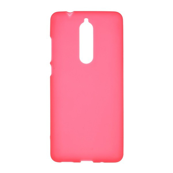 Szilikon telefonvédő (matt) PIROS [Nokia 5.1] (5996457803170)