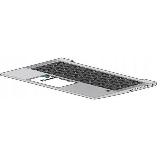 HP M36312-031 náhradný diel na laptop Klávesnica (TOP COVER W/ KBD CP+PS BL UK)