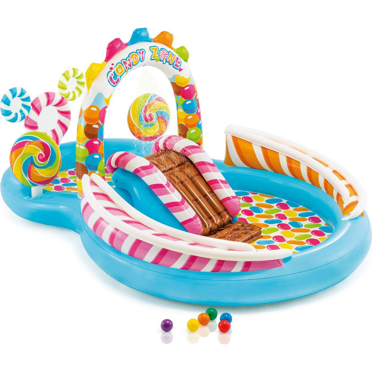 INTEX Candy Zone élménymedence 295 x 191 x 130cm (57149) (57149)