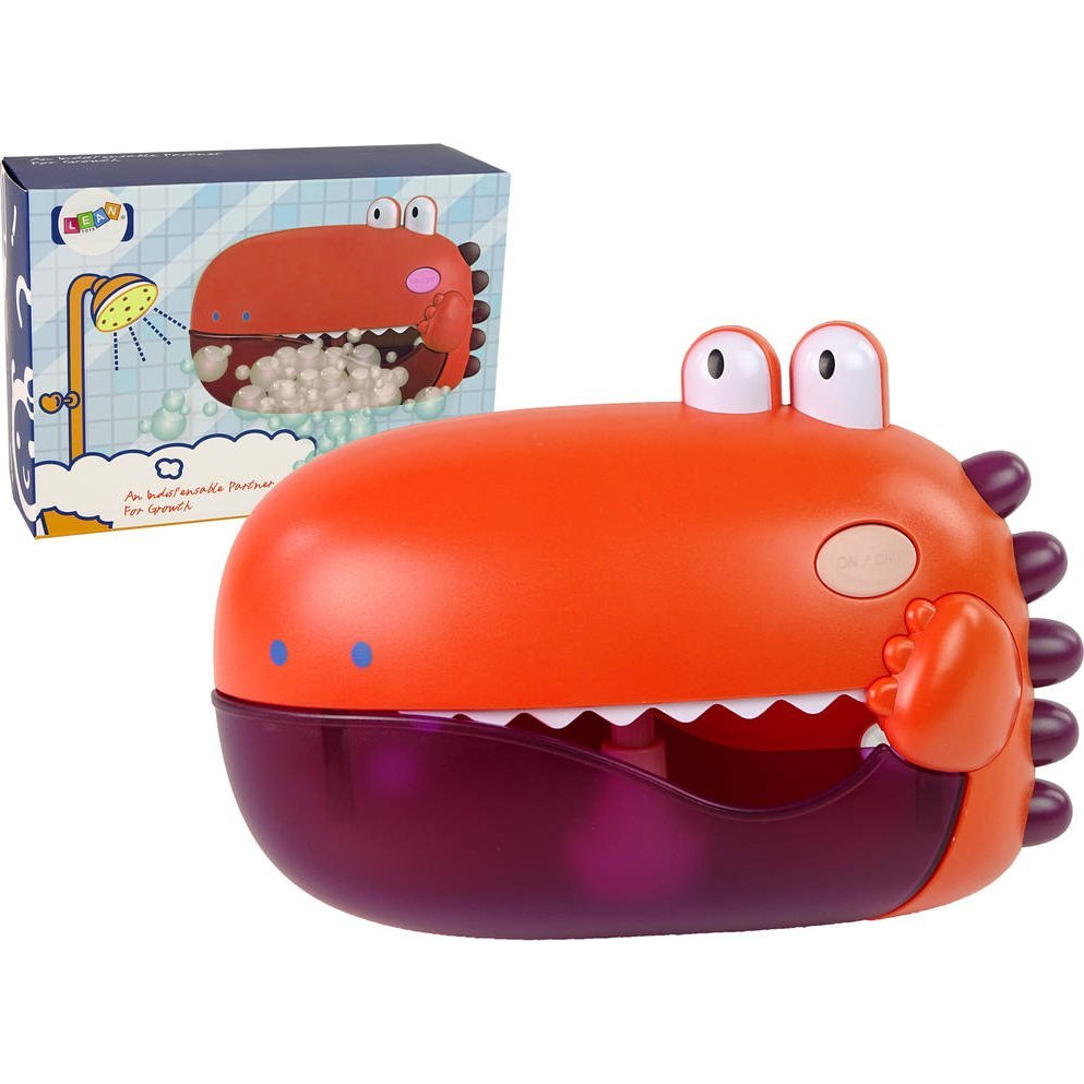 Szappanos Buborékfürdő Játék Piros Dinoszaurusz Elemekkel (13268)