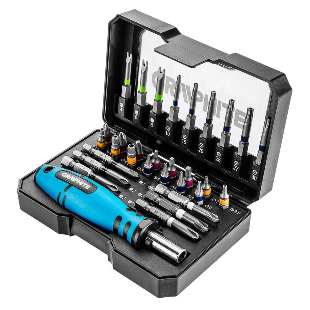 Graphite 56H602 csavarhúzó bitkészlet, 31db (56H602)