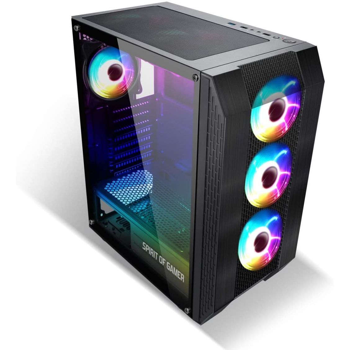 Spirit Of Gamer Rogue VI táp nélküli ablakos ház fekete (8003RA) (sog8003RA)