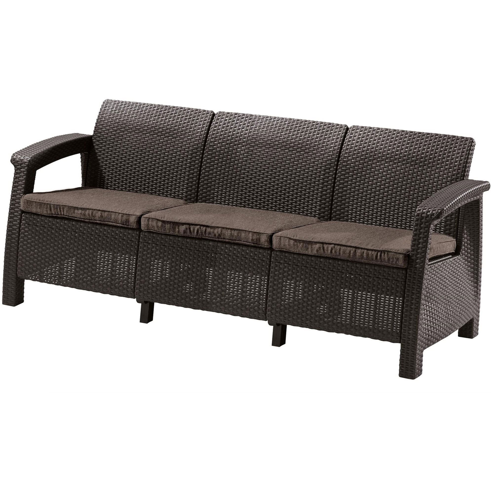 KETER CORFU LOVE SEAT MAX Kerti pad, barna, 182 cm (17/428)