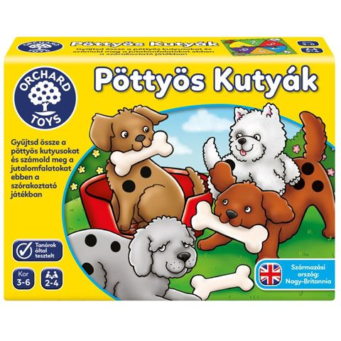 Orchard Toys Pöttyös kutyák társasjáték (HU001)