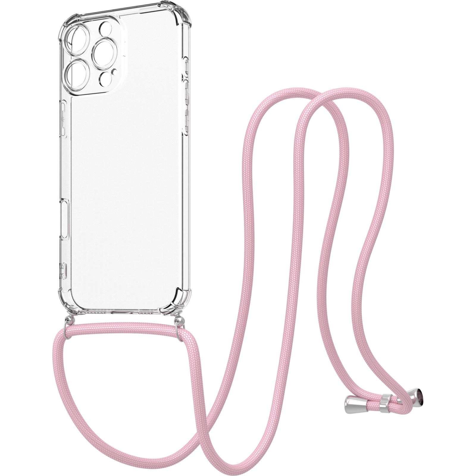 AlzaGuard Luxe Lanyard Case iPhone 16 Pro Max rózsaszín tok (AGD-PCL010P)