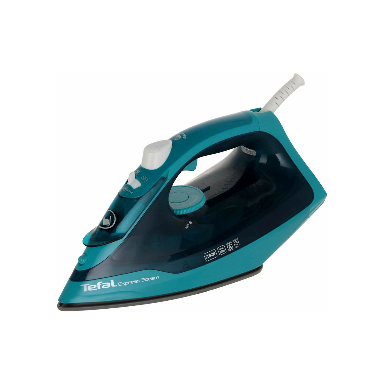 Tefal FV2867 Száraz és gőzölős vasaló Kerámia talp 2500 W Türkizkék (FV2867E0)