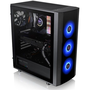 Thermaltake Versa J25 Tempered Glass RGB Edition táp nélküli ablakos ATX számítógépház fekete