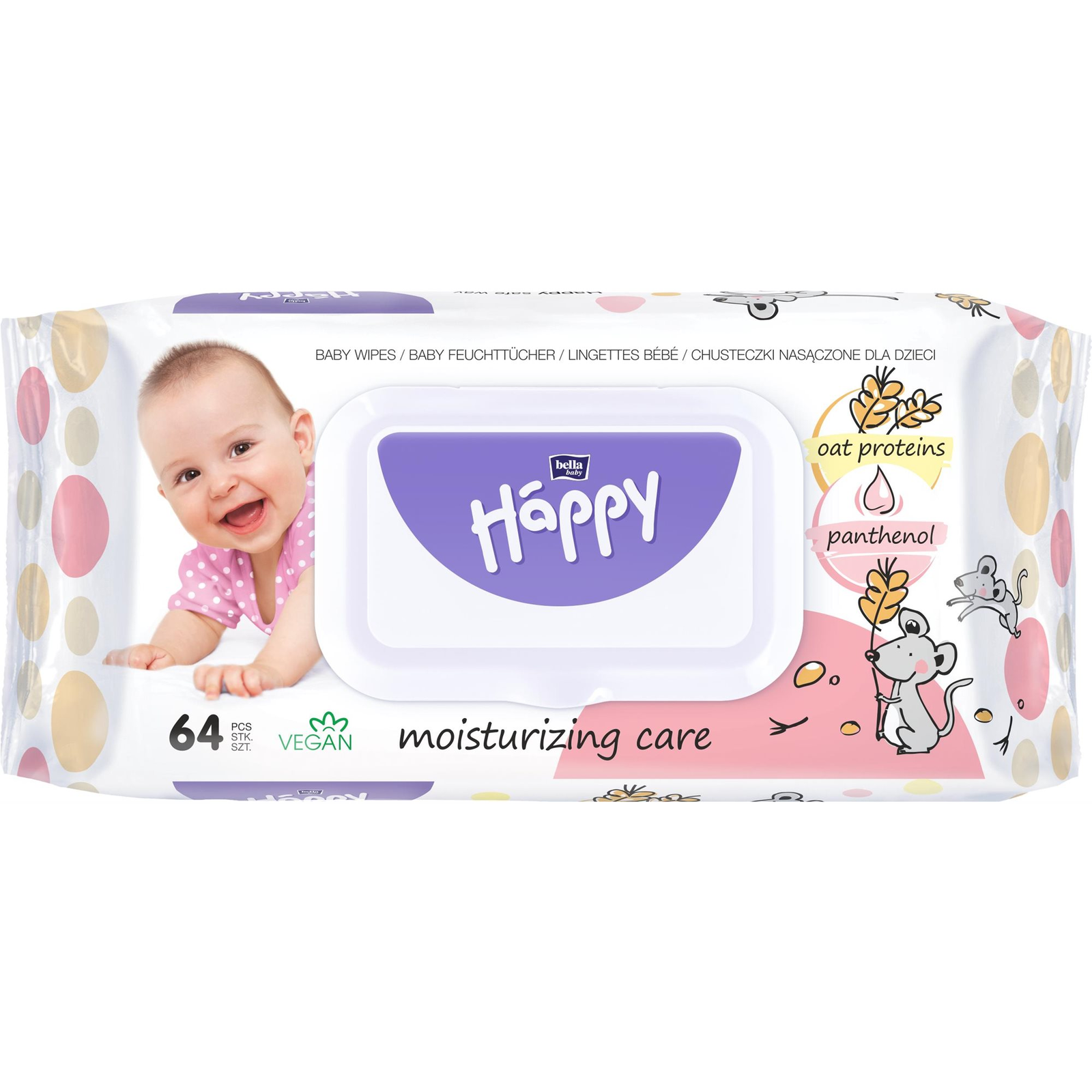HAPPY Baby Oat Protein a Panthenol 64 darab (5900516422103)
