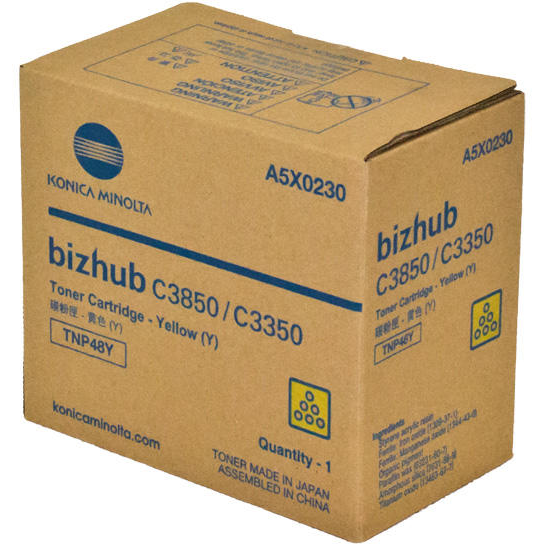 Konica Minolta TNP-48Y - yellow - original - toner cartridge (A5X0250)