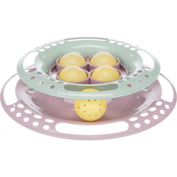 TRIXIE 41340 cicajáték műa kergetős +4 db labdával 24 cm