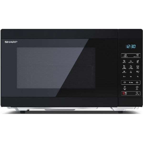 Sharp YC-MG81E-B microondas Negro Microondas con grill Encimera 28 L 900 W