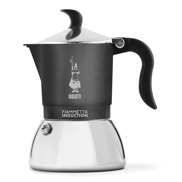 Bialetti Fiammetta 2 adagos Kotyogós kávéfőző - Szürke