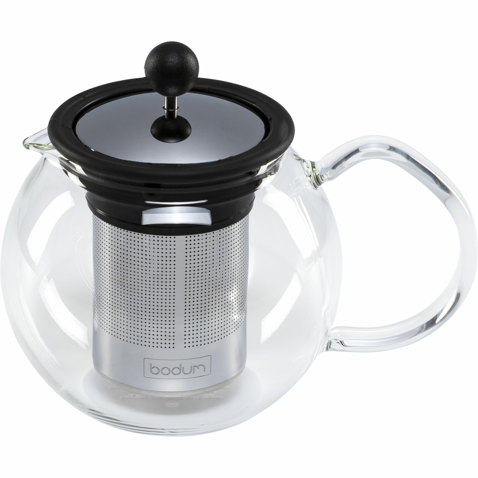 Bodum ASSAM Üveg Teáskanna 0,5L - Fekete / Inox (1765005)