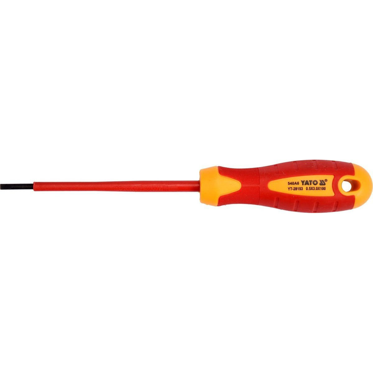 YATO Csavarhúzó 3,0 x 100 mm 1000 V-ig szigetelt (YT-28153)