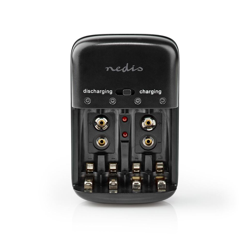 Nedis NiMH akkumulátortöltő AA/AAA (BACH07) (BACH07)