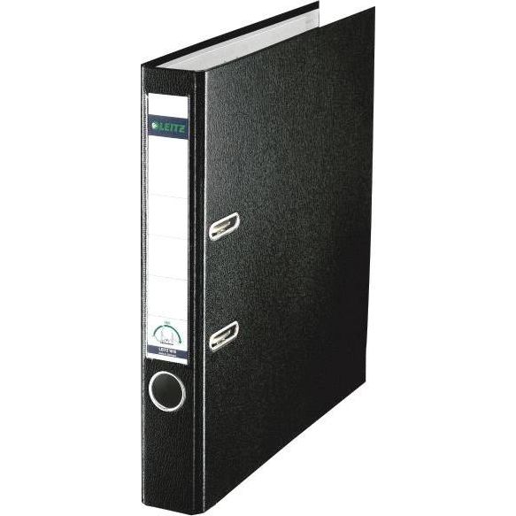 Leitz 180° Lever Arch File Plastic 50 mm raccoglitore ad anelli A4 Nero