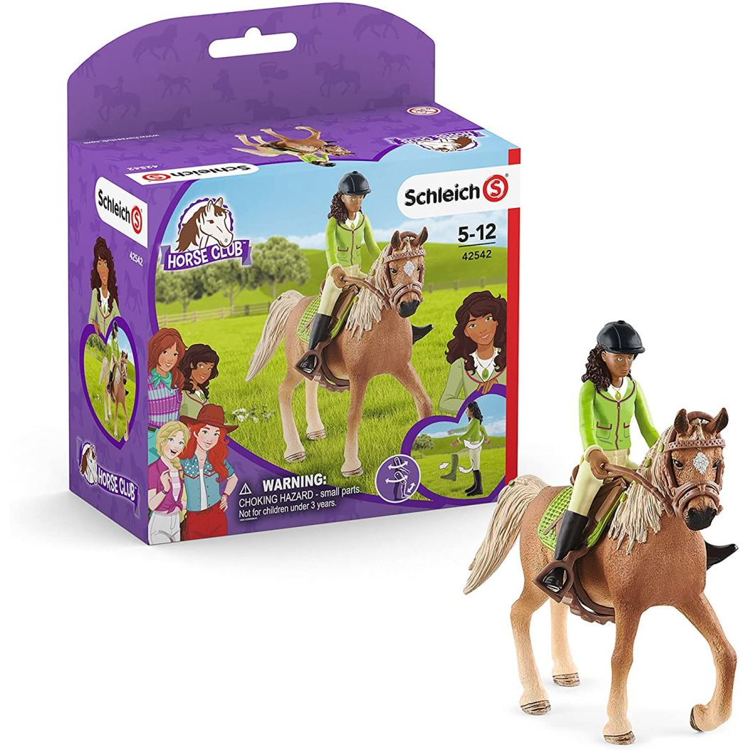 Schleich Horse Club Sarah & Mystery figurák (42542) (sch42542)