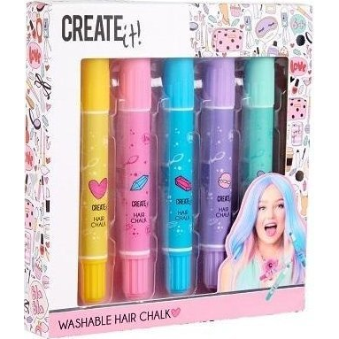 Create It! Hajszínező Kréták, 5 db (8719668017511)