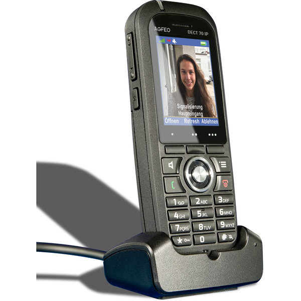 Agfeo Dect 70 Ip Teléfono Ip Negro Tft
