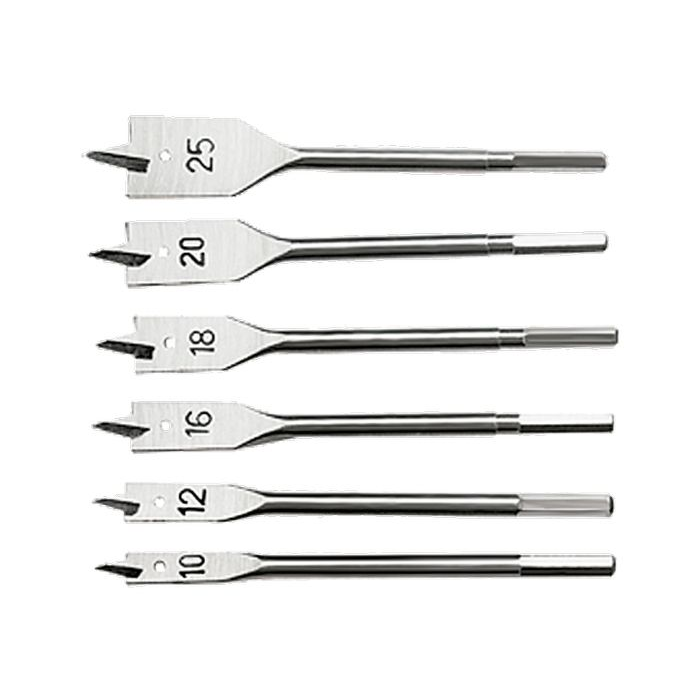 Sparta 6db erdészfúró szett hatszögletű szár 10-25mm (704055) (704055)