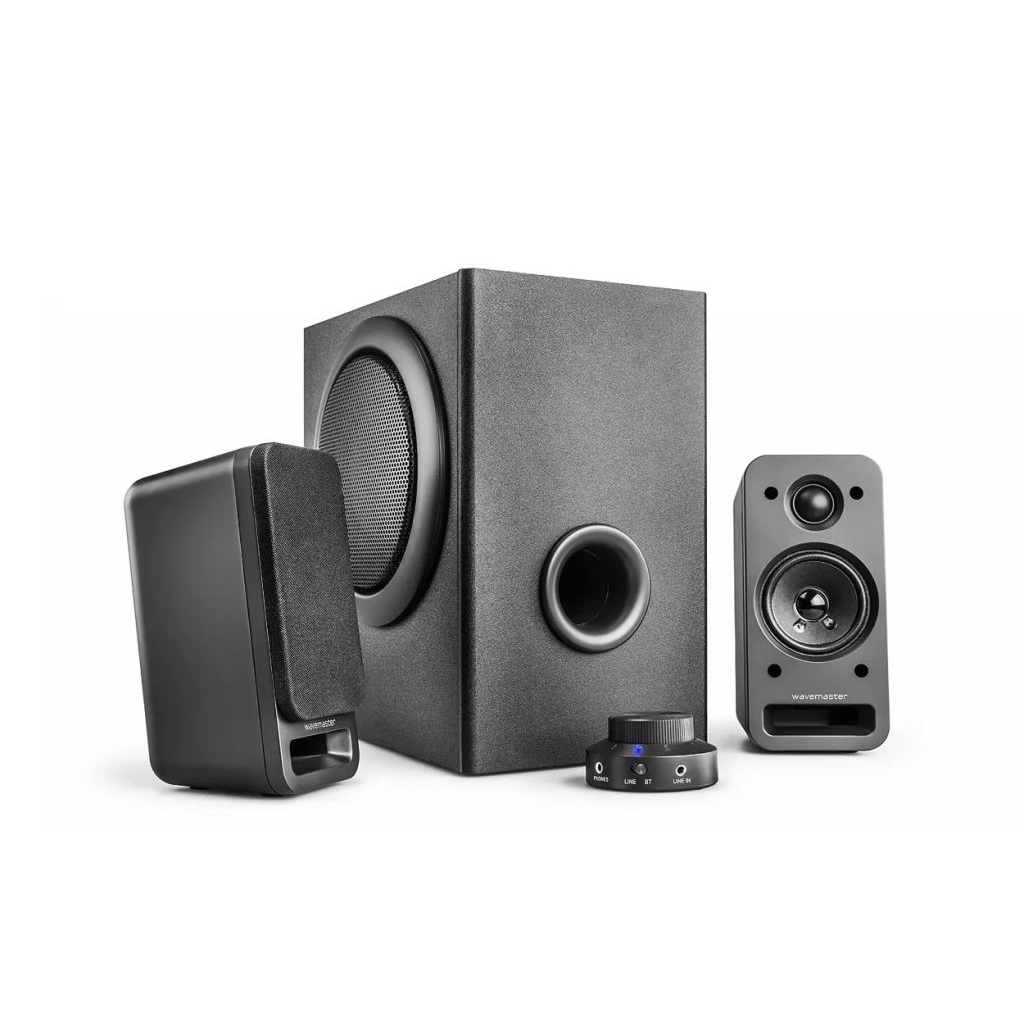 WaveMaster MX3+ BT 2.1 csatornás aktív hangszórórendszer fekete (66506) (wave66506)