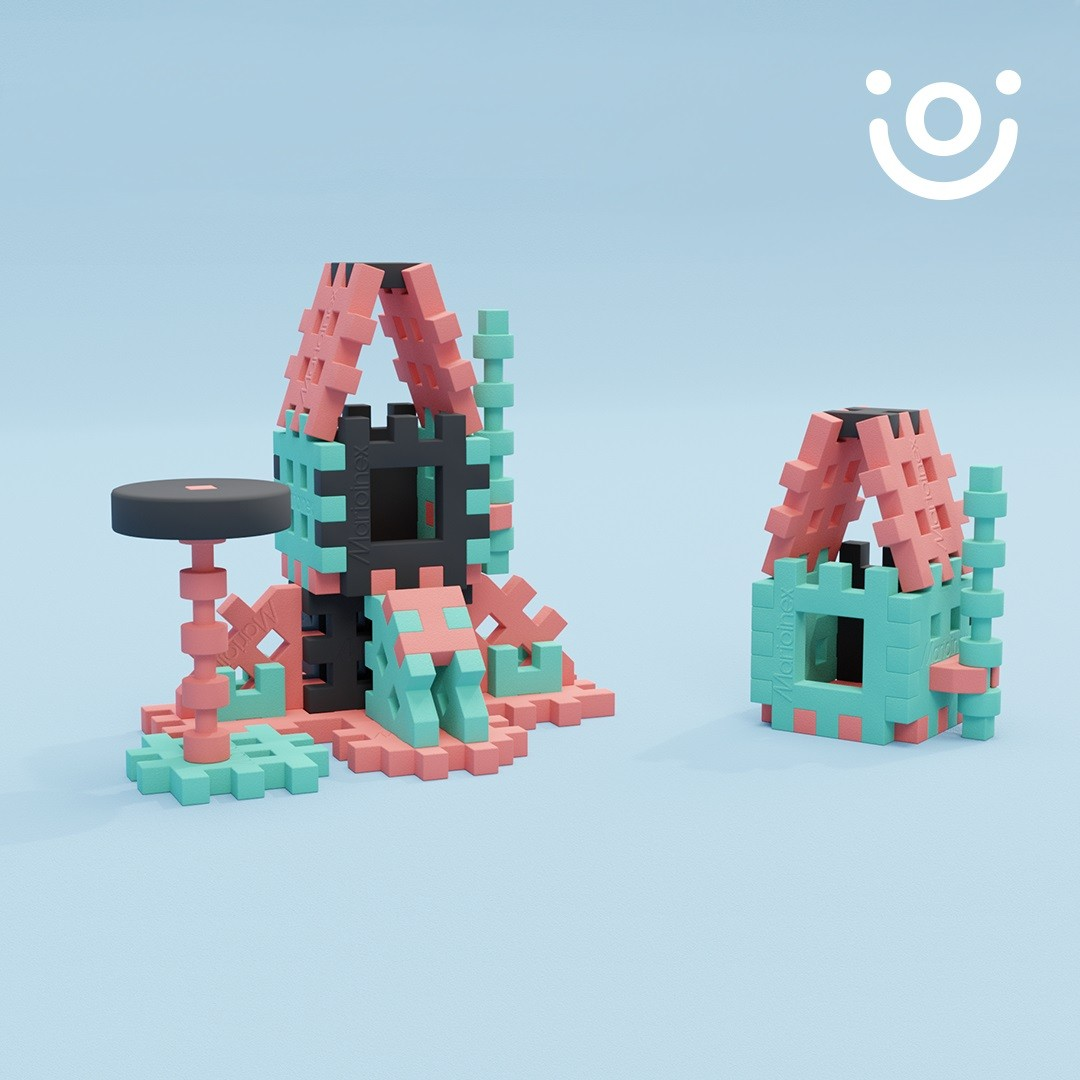 Marionex Waffle Mini Constructor 71 darabos építő készlet (904091)