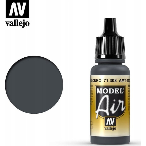  Vallejo Vallejo: 71.308 - Model Air - AMT-12 Dark Grey (17 ml)