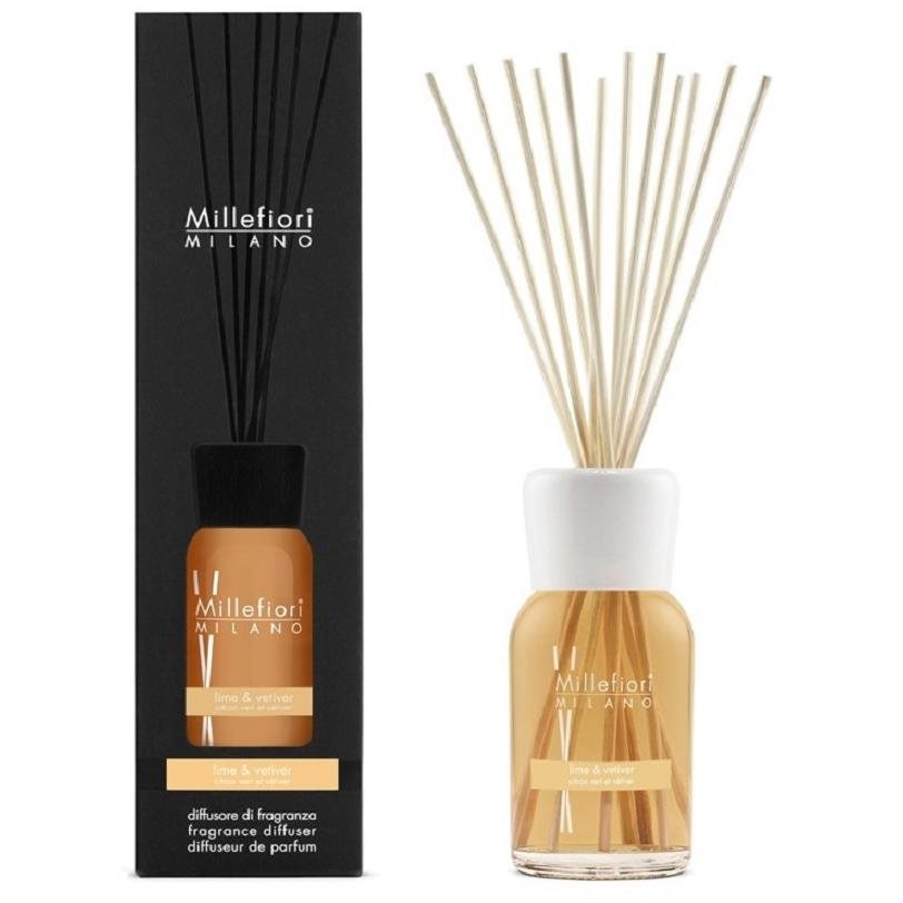 MILLEFIORI Natural Lime &amp; Vetiver 500 ml (8051938692340)